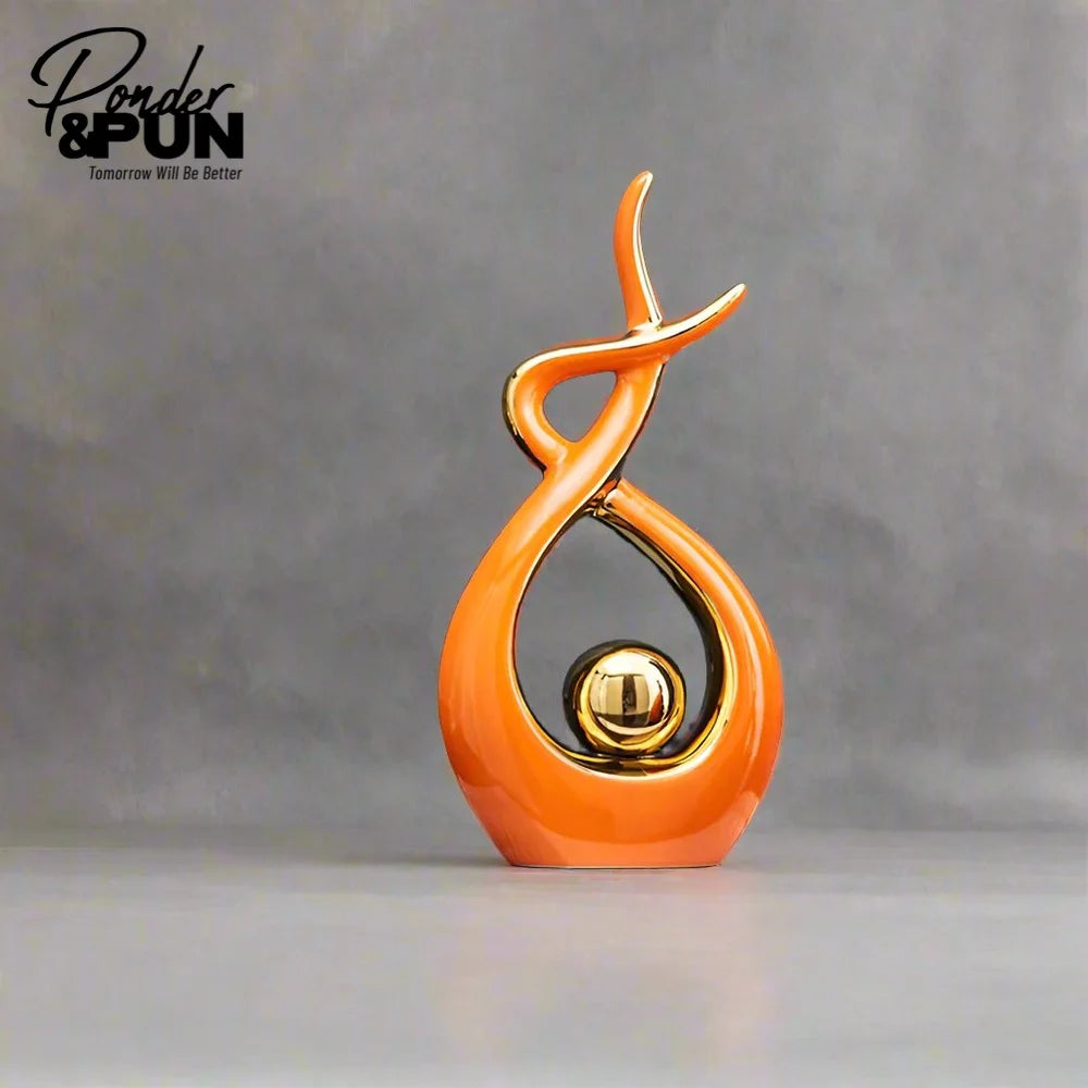 Whispers of Artistry Modern Ceramic Art Decor