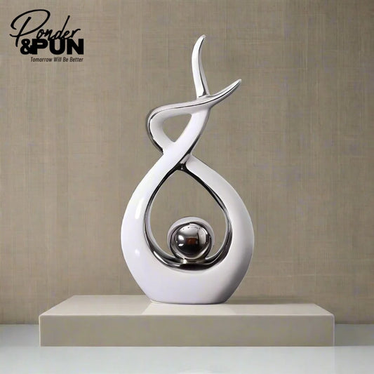 Whispers of Artistry Modern Ceramic Art Decor