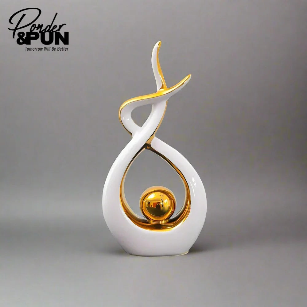 Whispers of Artistry Modern Ceramic Art Decor