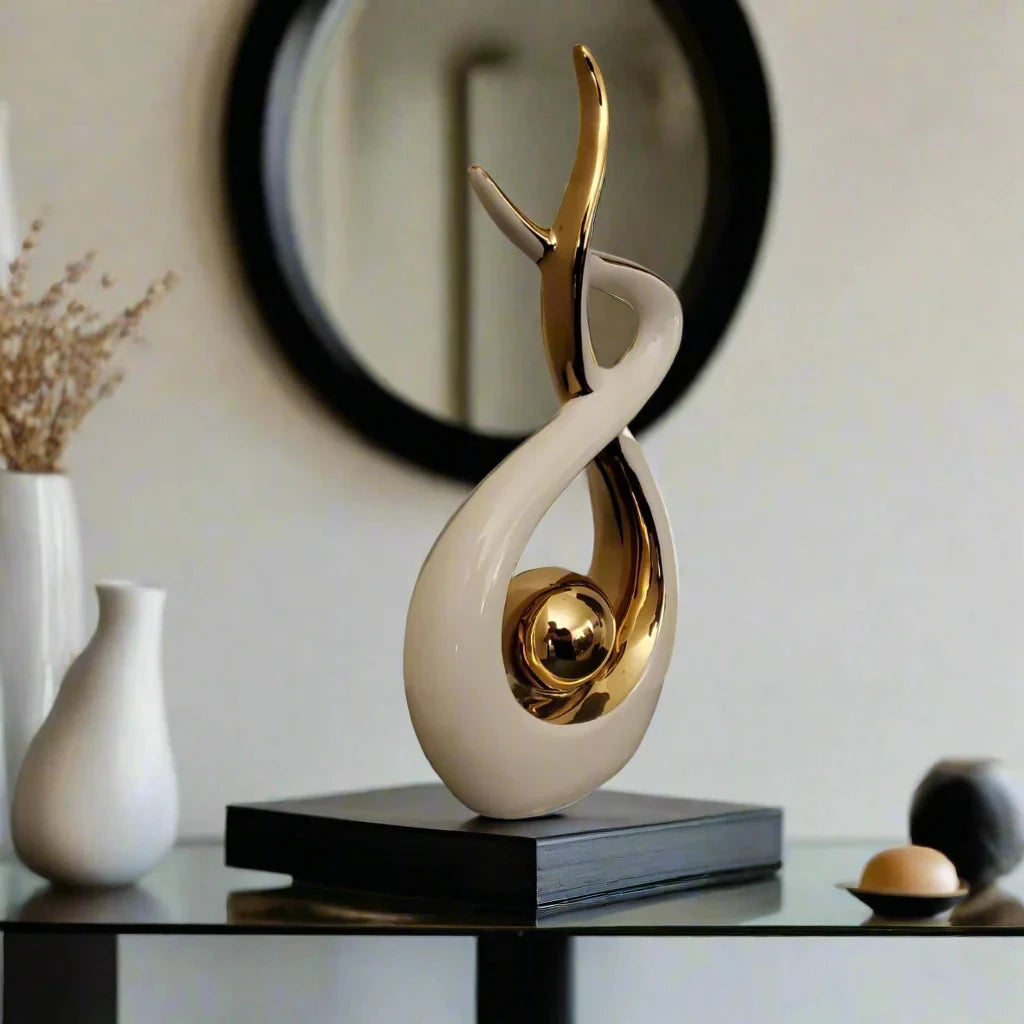 Whispers of Artistry Modern Ceramic Art Decor