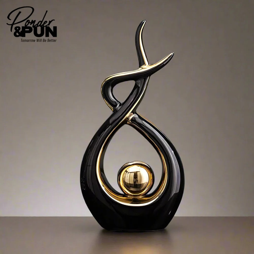 Whispers of Artistry Modern Ceramic Art Decor