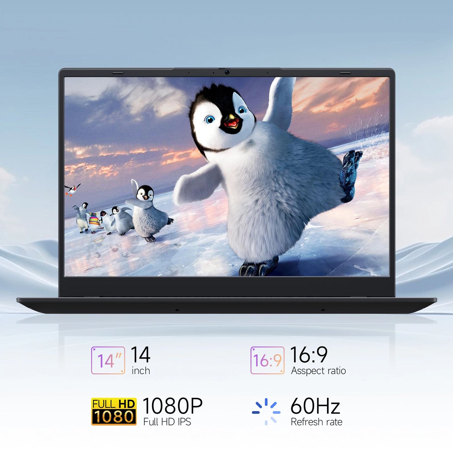 14 Inch Windows 11 Laptops New N4000 2.6Ghz 8GB RAM 512GB ROM Notbook