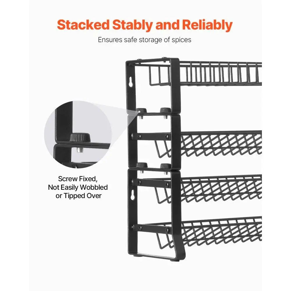 8x11inches Spice Rack Organizer for Kitchen for cabinet and Countertop Organizer