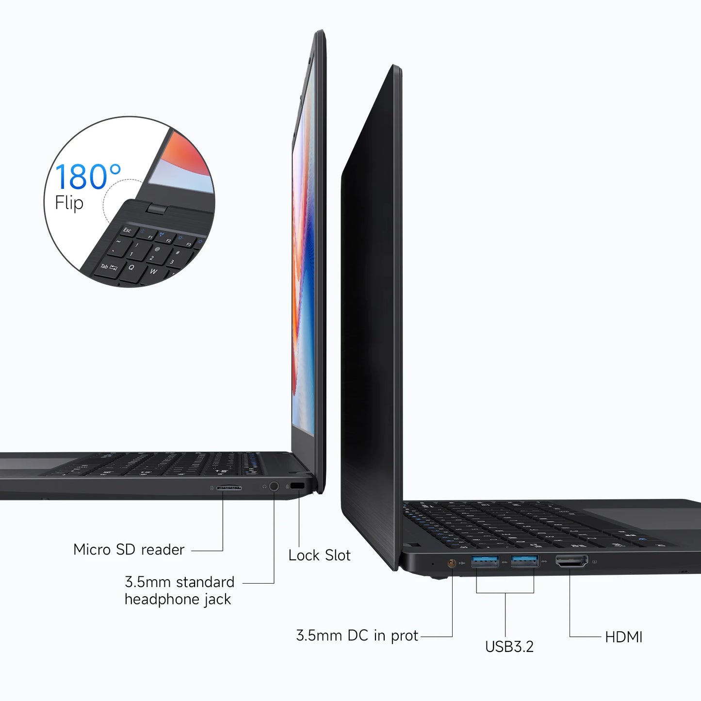 14 Inch Windows 11 Laptops New N4000 2.6Ghz 8GB RAM 512GB ROM Notbook
