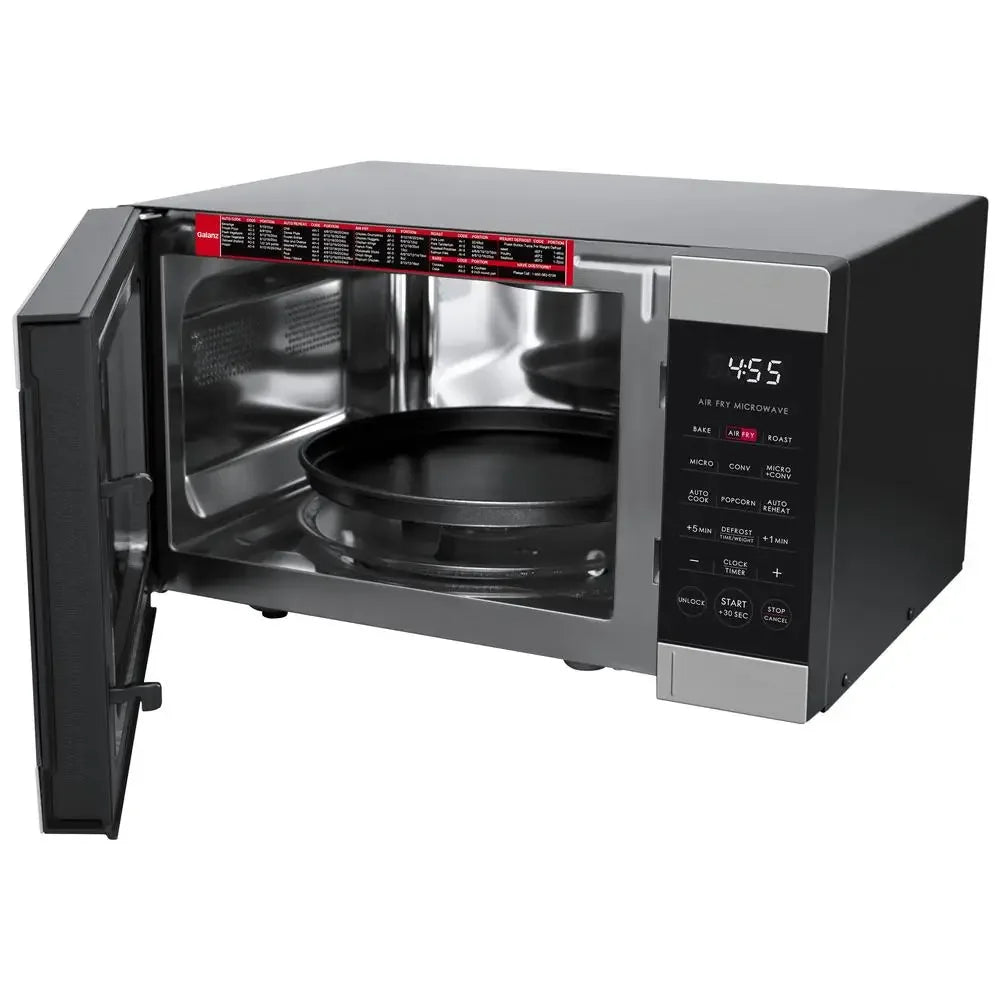 900W Stainless Steel 0.9 Cu ft 3-in-1 Multifunctional Oven, Air Fry Microwave Auto-Cook/Reheat