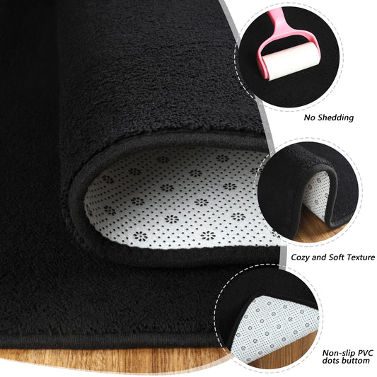 Large Soft Nonslip Living Room or Bedside Rugs