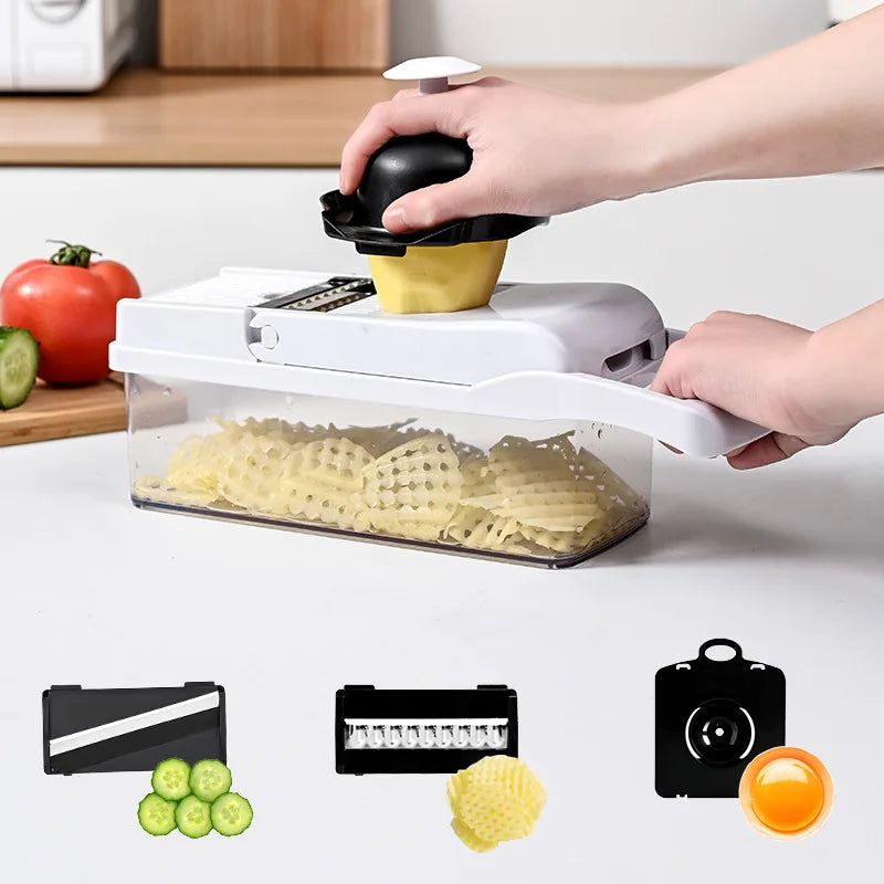 26 piece set of multifunctional Kitchen slicer for vegetable slicer and cutting utensil