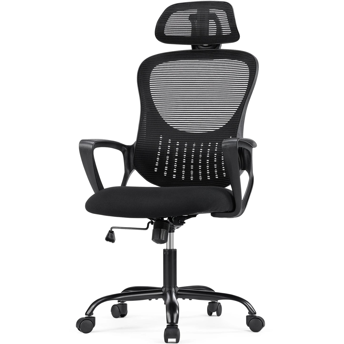 Ergonomic Comfortable Rocking Gaming Chair Adjustable Headrests and Lumbar Support
