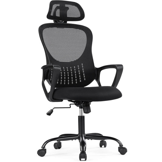 Ergonomic Comfortable Rocking Gaming Chair Adjustable Headrests and Lumbar Support