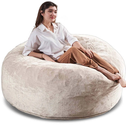 Bean Bag Chair with Filling Included Big Bean Bags Couch for Adults, Giant Beanbag Lazy Sofa for Living Room Bedroom and Dorm