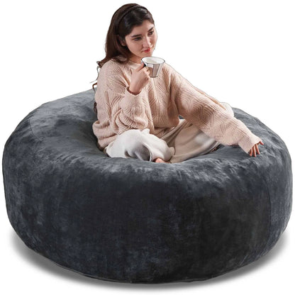 Bean Bag Chair with Filling Included Big Bean Bags Couch for Adults, Giant Beanbag Lazy Sofa for Living Room Bedroom and Dorm