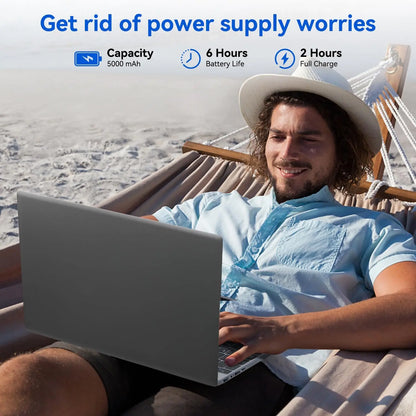 Intel Celeron N5095 15.6 Inch Laptop Windows 11, Quad-Core Processors Laptop 8 RAM 256GB ROM