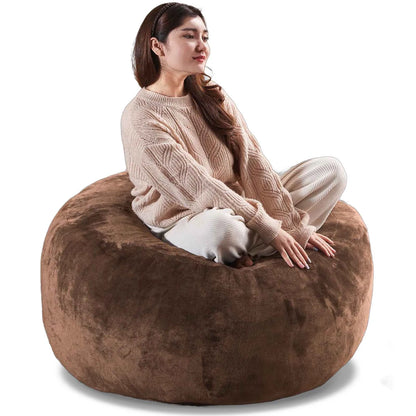 Bean Bag Chair with Filling Included Big Bean Bags Couch for Adults, Giant Beanbag Lazy Sofa for Living Room Bedroom and Dorm