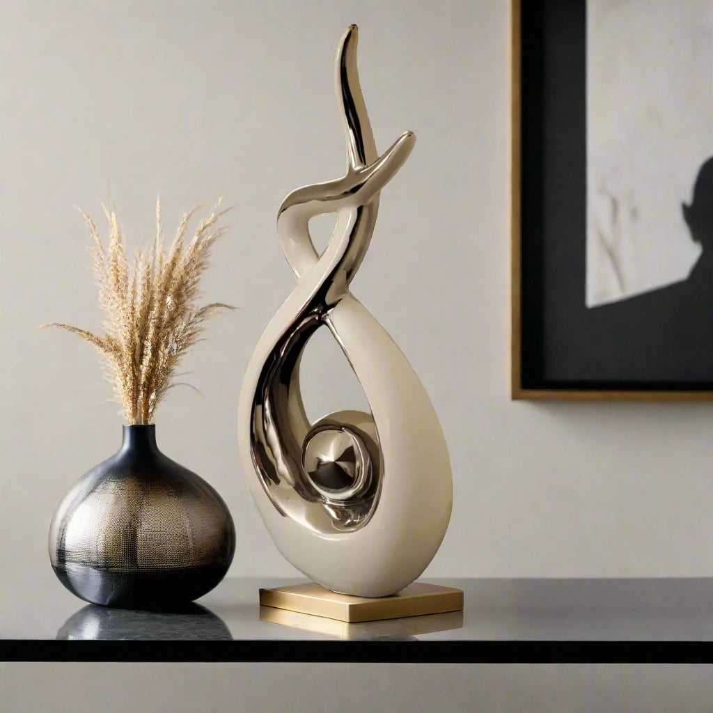 Whispers of Artistry Modern Ceramic Art Decor