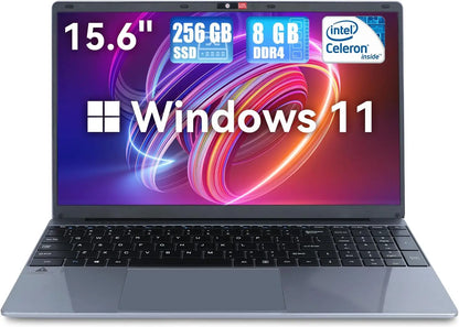 Intel Celeron N5095 15.6 Inch Laptop Windows 11, Quad-Core Processors Laptop 8 RAM 256GB ROM