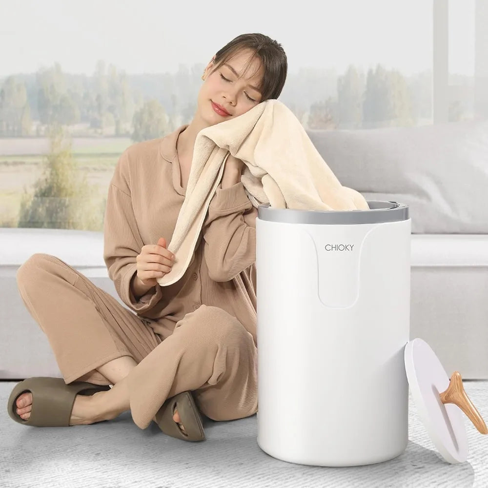 Large Towel Warmer Bucket w/ Timer and Fragrance Disc,Fits Up to Two 40"X70" Oversized Towel