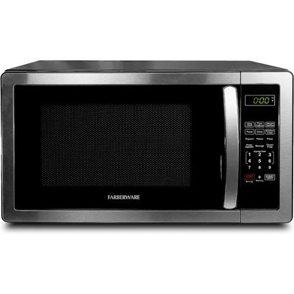 1000 Watts Countertop Microwave with LED Lighting