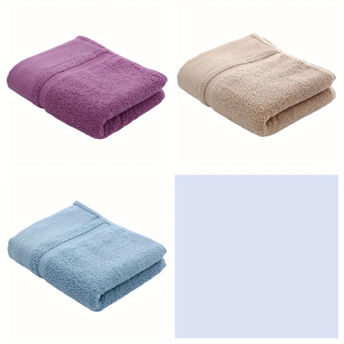 3/6pcs Thicken Soft Bathroom Hand Towels, Super Absorbent