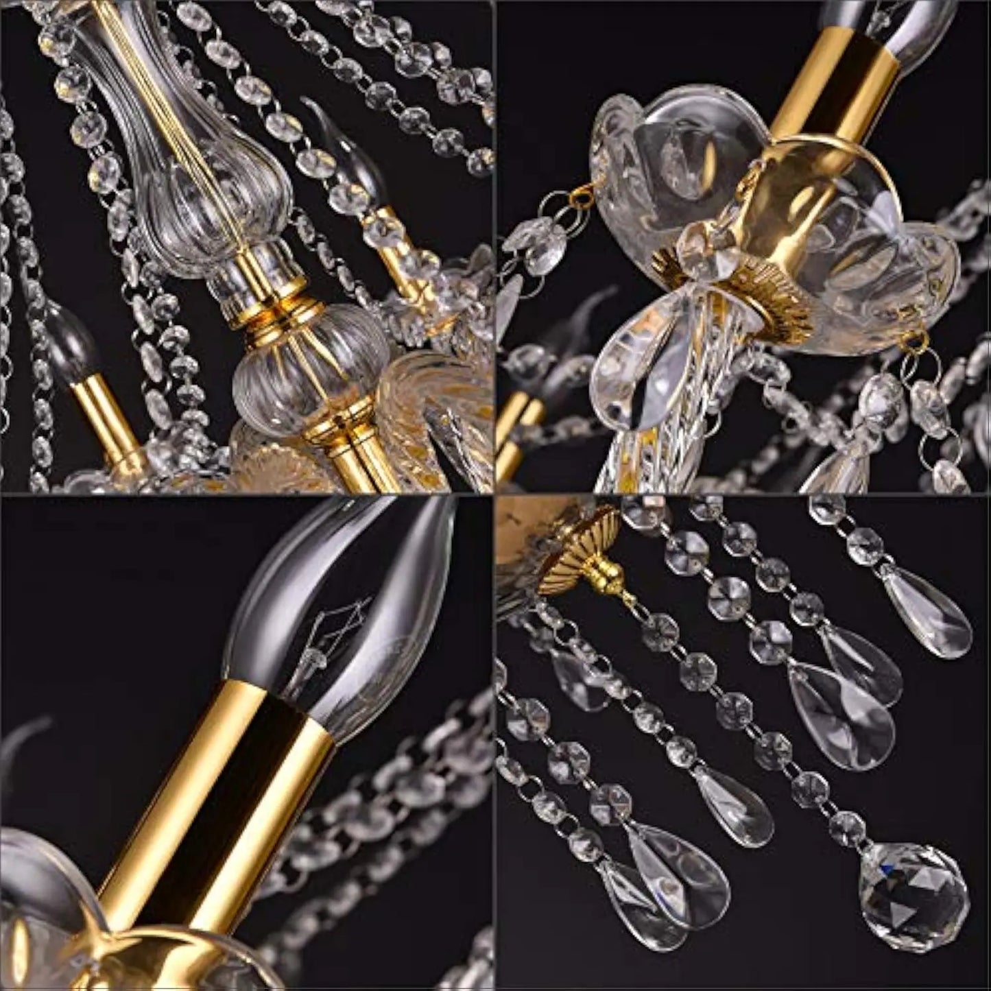 K9 Crystal 10 Lights Chandeliers Pendant Ceiling Fixture