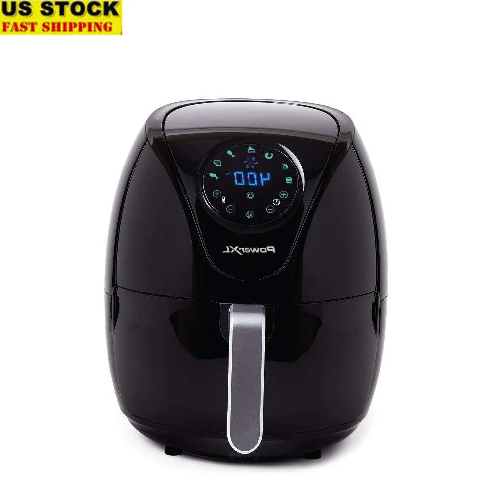 4QT Hot Air Fryer Rapid Cooking Nonstick Basket Crisping Cooking
