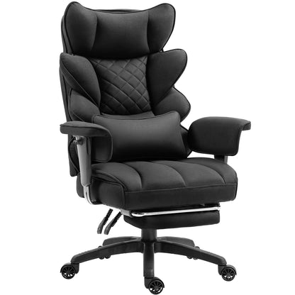 Big and Tall Office Chair with Pocket Spring Cushion and High Back Lumbar Support with Armrests