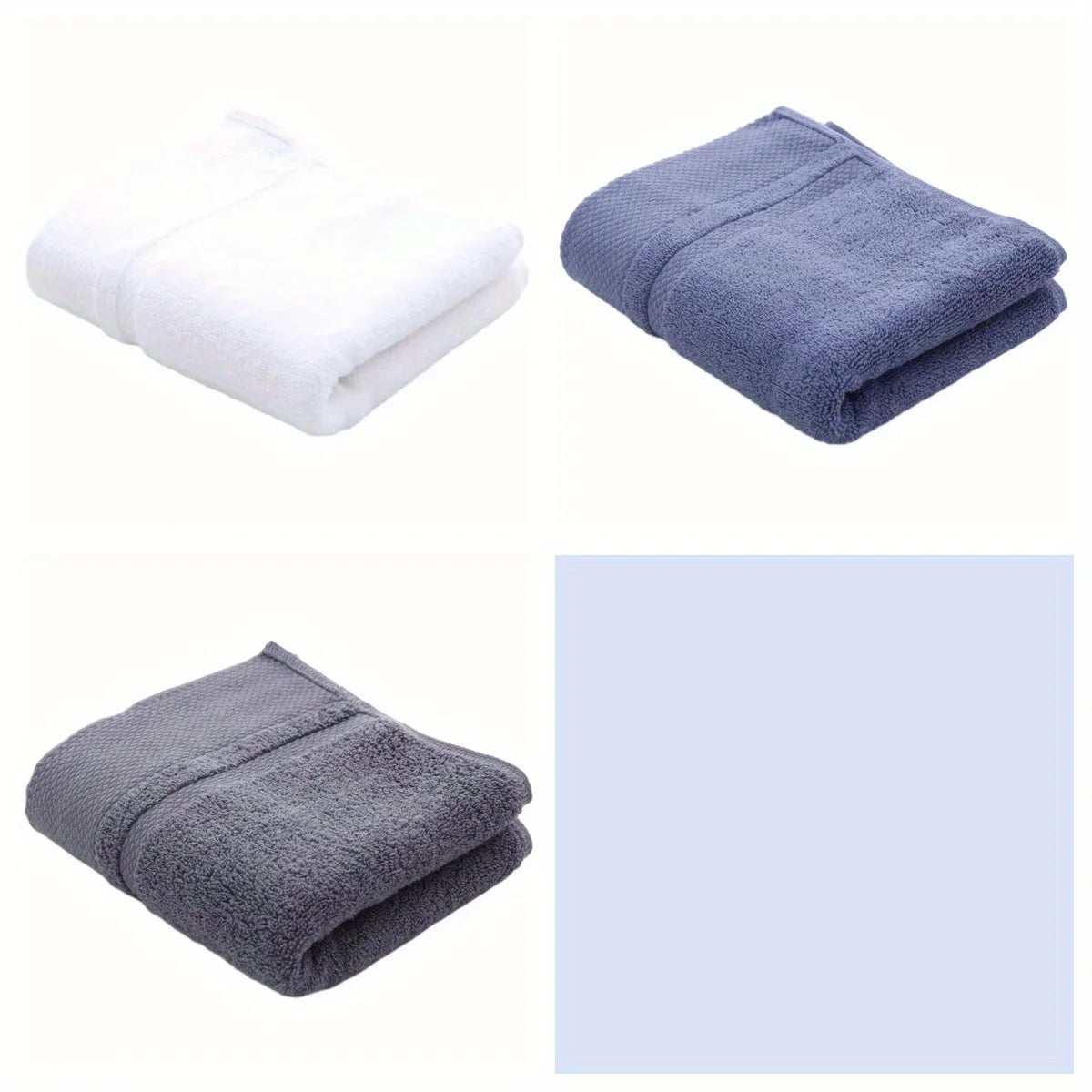 3/6pcs Thicken Soft Bathroom Hand Towels, Super Absorbent