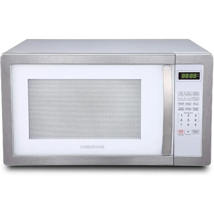 1000 Watts Countertop Microwave with LED Lighting