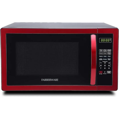 1000 Watts Countertop Microwave with LED Lighting