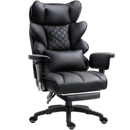 Big and Tall Office Chair with Pocket Spring Cushion and High Back Lumbar Support with Armrests