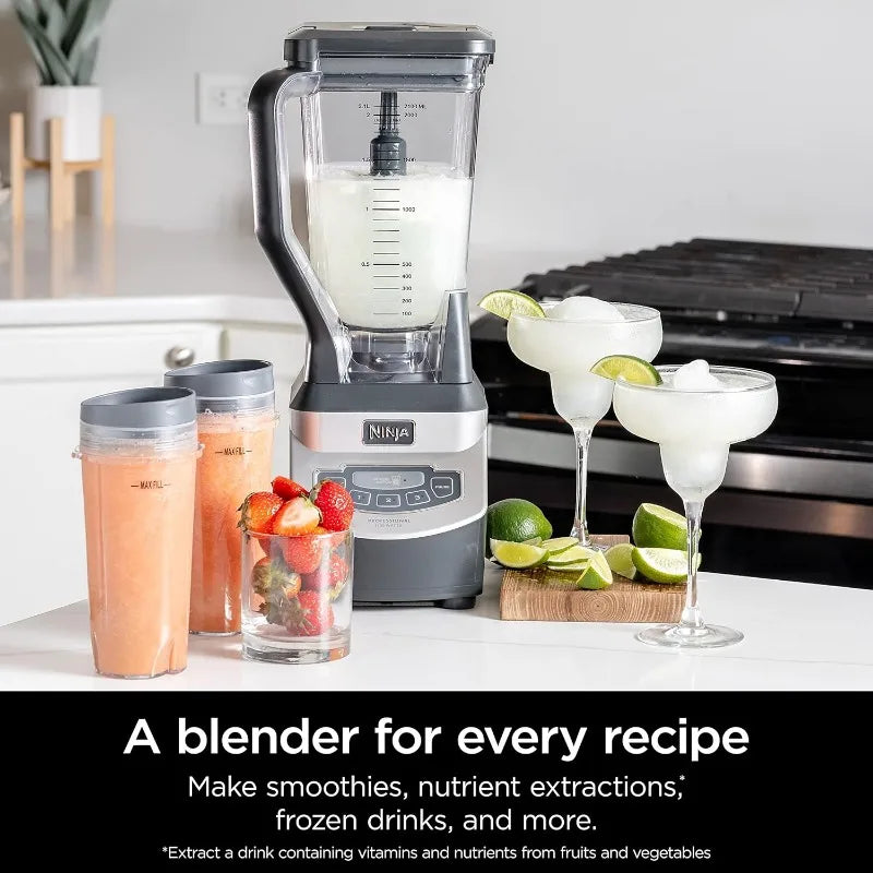 Ninja Blender, For-Smoothies, Salsa, Shakes, and-Frozen Drinks, Pitcher with Lid,