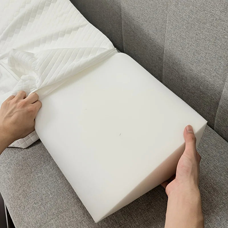 Bed Wedge Pillow - Adjustable 0-7" Gap Filler for Headboard & Mattress/Wall