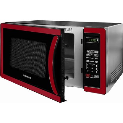 1000 Watts Countertop Microwave with LED Lighting