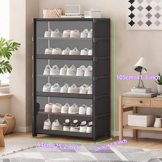 Collectible Display Cabinet Storage Box Organizer, W/ Clear Door