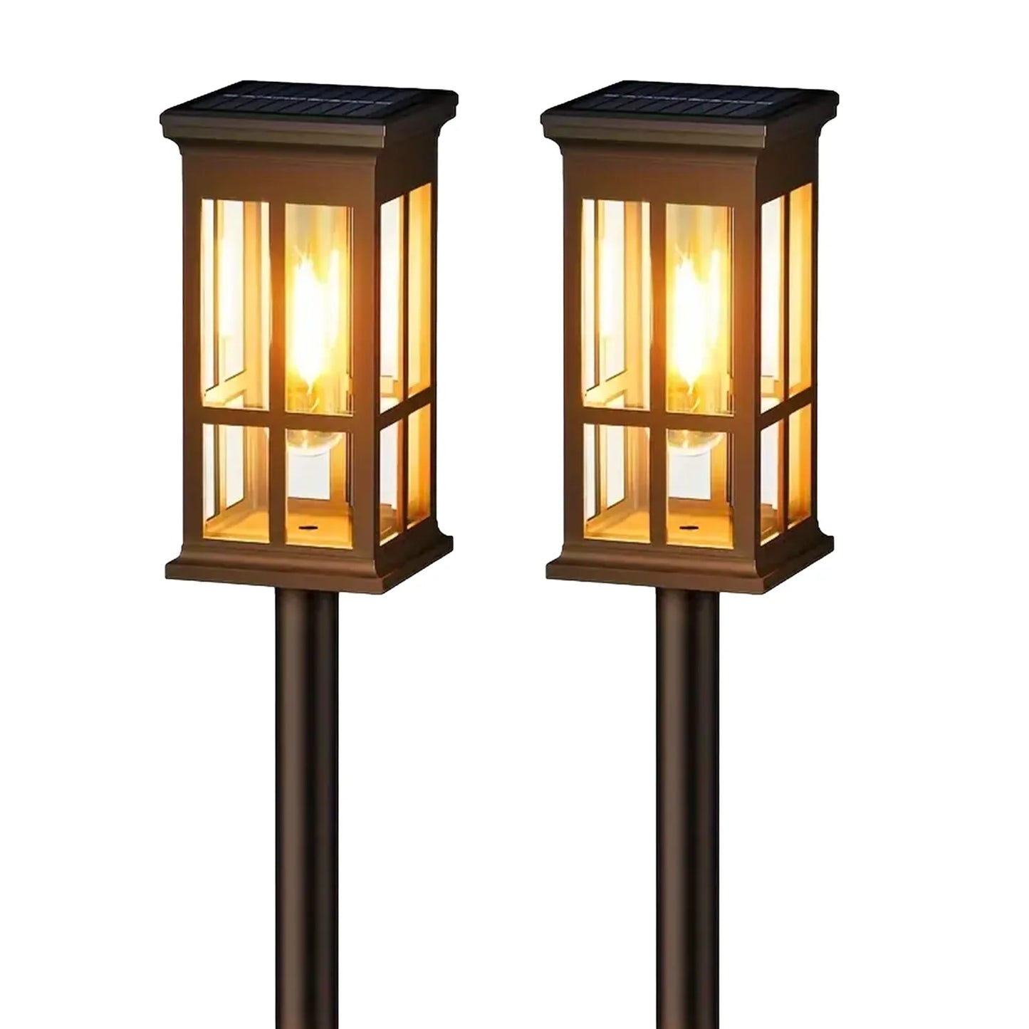 2/6/8 Pack Solar Outdoor Pathway Solar Lights - Super Bright for Patio/Sidewalk