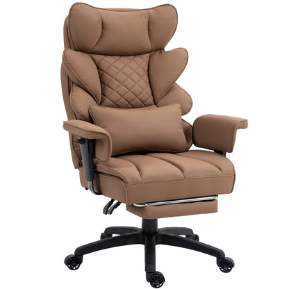 Big and Tall Office Chair with Pocket Spring Cushion and High Back Lumbar Support with Armrests