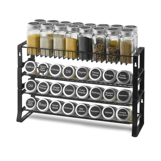 8x11inches Spice Rack Organizer for Kitchen for cabinet and Countertop Organizer