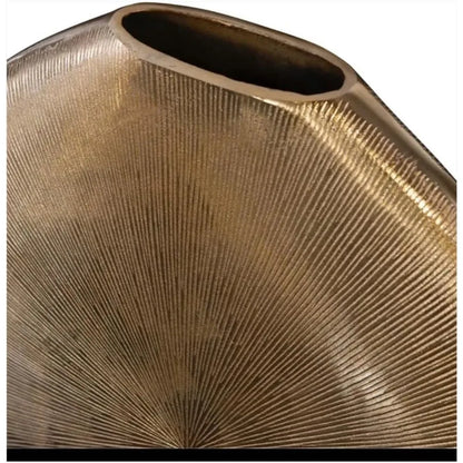 Gold Metal Vase Elegant Decorative Flower Vase Modern and Durable