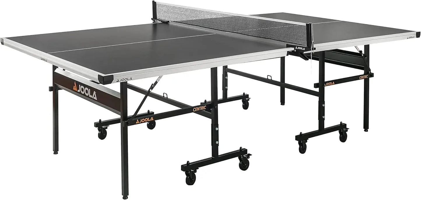 Table Tennis Table with Quick Clamp Ping Pong Net and Post Set