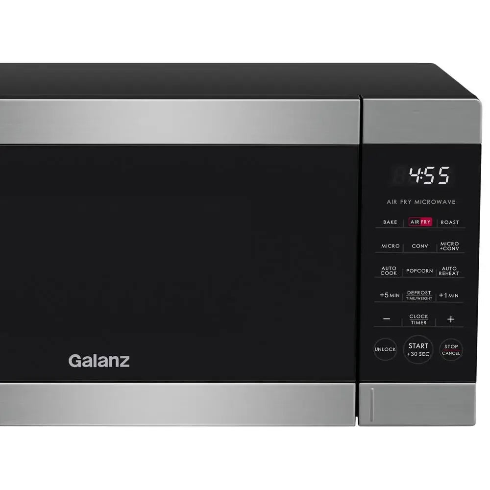 900W Stainless Steel 0.9 Cu ft 3-in-1 Multifunctional Oven, Air Fry Microwave Auto-Cook/Reheat