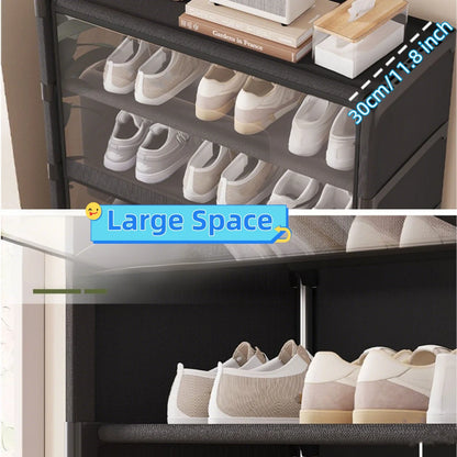 Collectible Display Cabinet Storage Box Organizer, W/ Clear Door