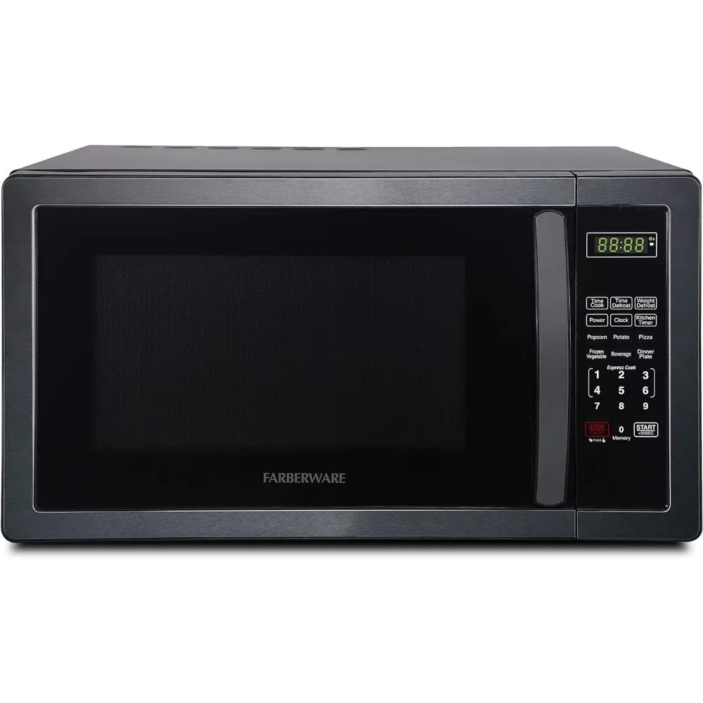 1000 Watts Countertop Microwave with LED Lighting