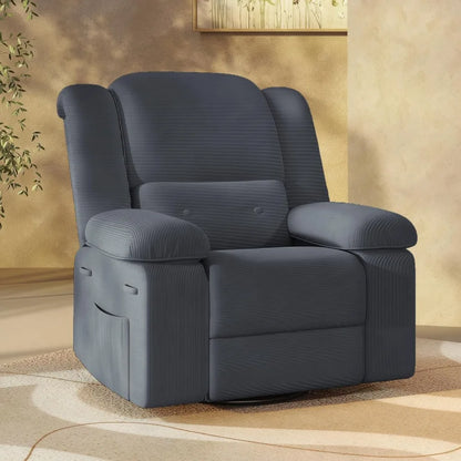 "270° Swivel Rocker Recliner - Massage & Heating Chair