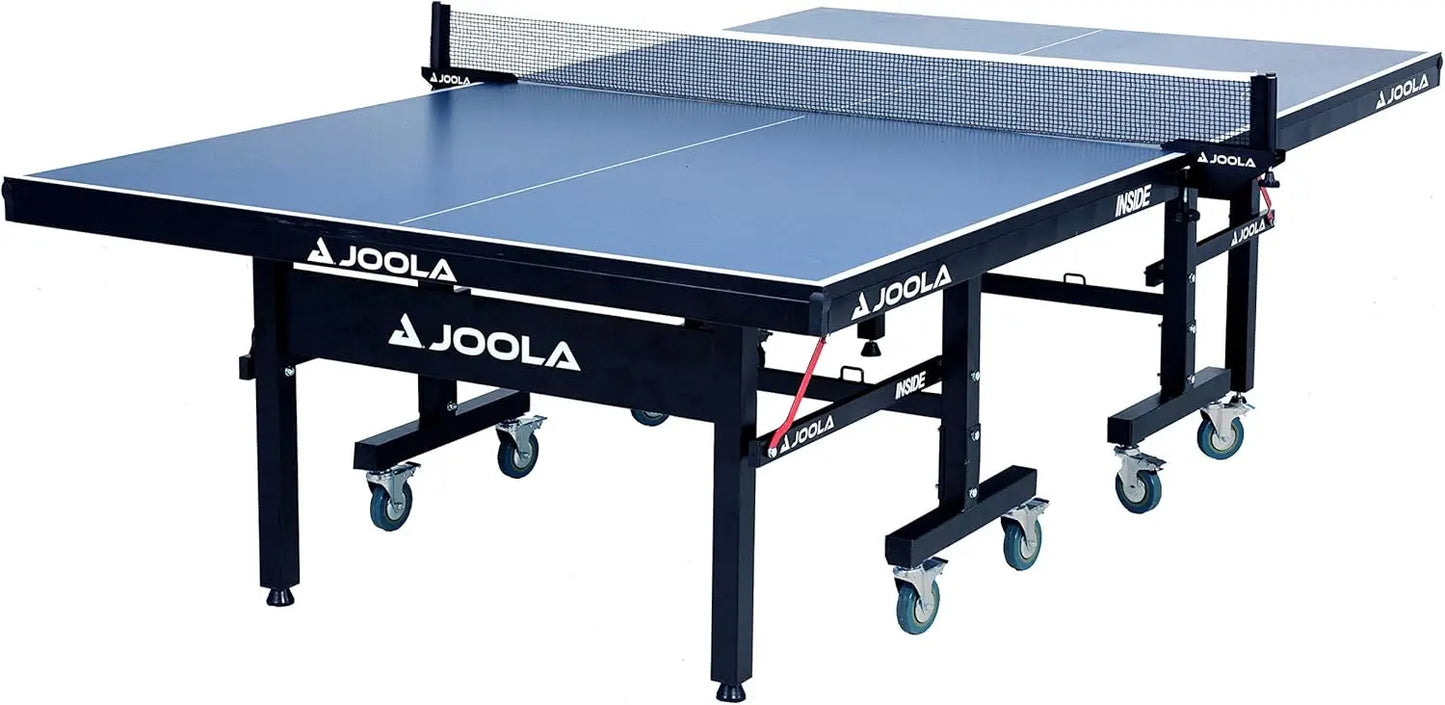 Table Tennis Table with Quick Clamp Ping Pong Net and Post Set